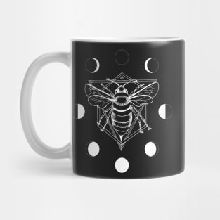 Moon Bee - White Mug